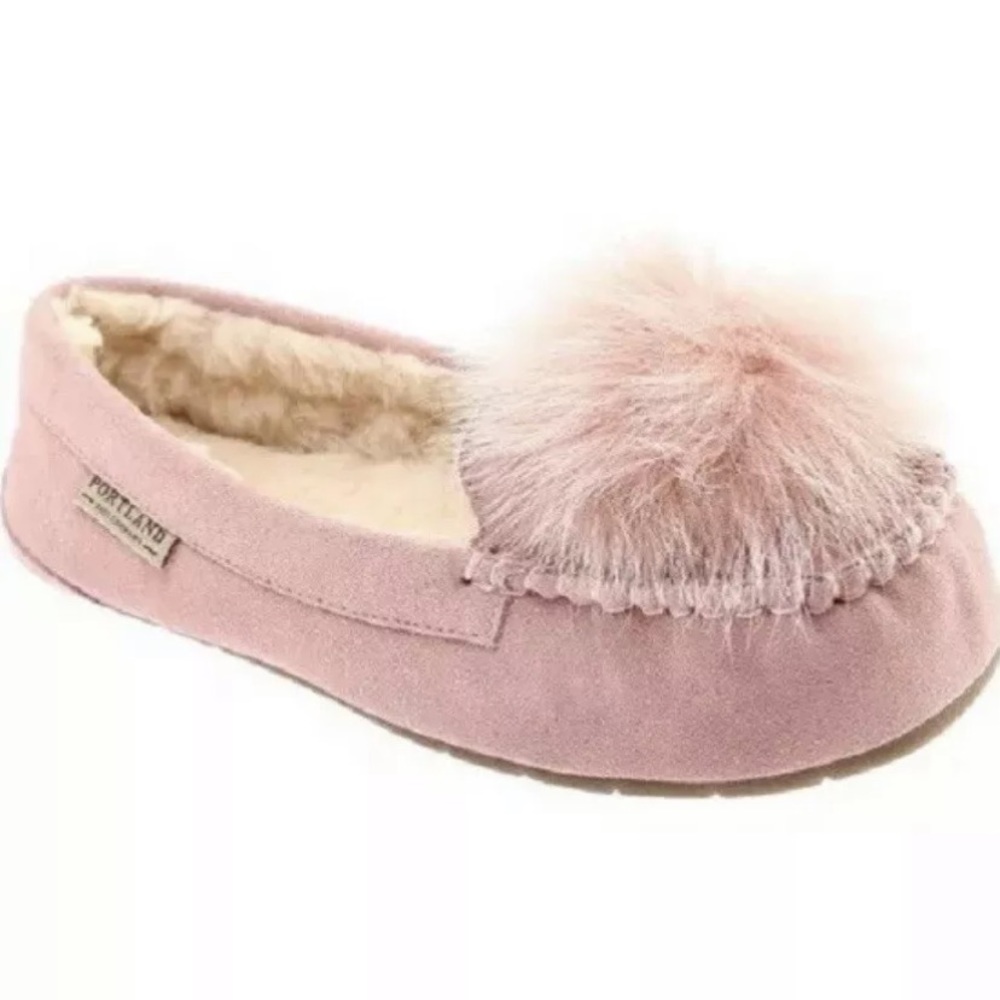 Portland Boot Co. Paloma Pink  Moccasins Slippers